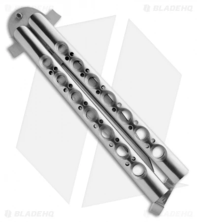 29 Knives Chris Olofson 4" Scottish Dirk Bali Deluxe Skeleton Butterfly Knife 2 29 Knives Chris Olofson 4" Scottish Dirk Bali Deluxe Skeleton Butterfly Knife - Image 2