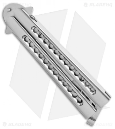 29 Knives Chris Olofson 3.75" Tanto Fluted Skeleton Butterfly Knife 3 29 Knives Chris Olofson 3.75" Tanto Fluted Skeleton Butterfly Knife - Image 3