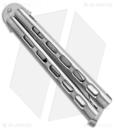 29 Knives Chris Olofson 4" Weehawk Balisong Slotted Titanium Butterfly Knife 2 29 Knives Chris Olofson 4" Weehawk Balisong Slotted Titanium Butterfly Knife - Image 2