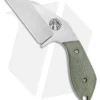 Aaron Frederick/Trash Panda Knives F-Off Fixed Blade OD Green Micarta (3.1" SW)