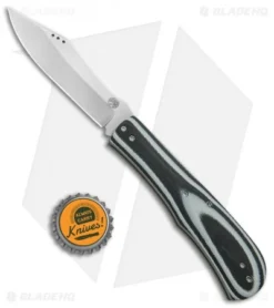 Aaron Frederick / Trash Panda Knives Kit Slip Joint Black/Gray G-10 (3.5" SW) -Benchmade Shop Aaron Frederick Trash Panda Kit Bowie SJ Black Gray G 10 BHQ 92374 jr bottlecap