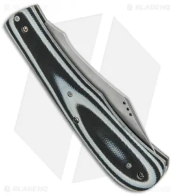 Aaron Frederick / Trash Panda Knives Kit Slip Joint Black/Gray G-10 (3.5" SW) -Benchmade Shop Aaron Frederick Trash Panda Kit Bowie SJ Black Gray G 10 BHQ 92374 jr side