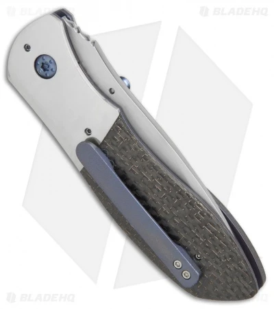 Aaron Fredrick Custom Mathor Liner Lock Knife LSCF/Nickel (3.1" Satin) 3 Aaron Fredrick Custom Mathor Liner Lock Knife LSCF/Nickel (3.1" Satin) - Image 3