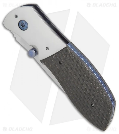 Aaron Fredrick Custom Mathor Liner Lock Knife LSCF/Nickel (3.1" Satin) 2 Aaron Fredrick Custom Mathor Liner Lock Knife LSCF/Nickel (3.1" Satin) - Image 2