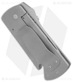 Aaron Fredrick Custom Money Clip Frame Lock Knife Titanium (2.75" Stonewash) -Benchmade Shop Aaron Fredrick Custom Money Clip ti sw BHQ 71970 er side