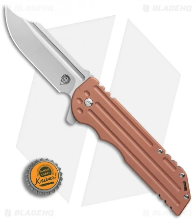 Alphahunter Tactical Copper Head War Bowie Copper/Ti (3.8" Satin) 4 Alphahunter Tactical Copper Head War Bowie Copper/Ti (3.8" Satin) - Image 4