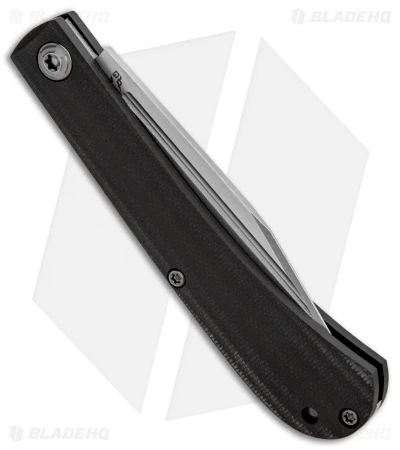 Alphahunter Tactical/Gatorbud Gator Tooth Slip Joint Knife Black G-10 (3" Satin) 3 Alphahunter Tactical/Gatorbud Gator Tooth Slip Joint Knife Black G-10 (3" Satin) - Image 3