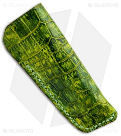 Alphahunter Tactical/Gatorbud Gator Tooth Slip Joint Knife Green G-10 (3" Satin) 4 Alphahunter Tactical/Gatorbud Gator Tooth Slip Joint Knife Green G-10 (3" Satin) - Image 4