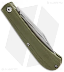 Alphahunter Tactical/Gatorbud Gator Tooth Slip Joint Knife Green G-10 (3" Satin) 7 Alphahunter Tactical/Gatorbud Gator Tooth Slip Joint Knife Green G-10 (3" Satin) -Benchmade Shop Alphahunter Tactical Gatorbud Knives Gator Tooth OD Green BHQ 85757 jr side