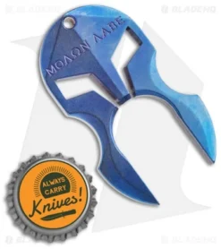 Andre De Villiers AdV Tactical Spartan Knuck - Blue/Purple Titanium -Benchmade Shop Andre de Villiers AdV Tactical Spartan Knuck Ti Blue Purple BHQ 29571 jr bottlecap