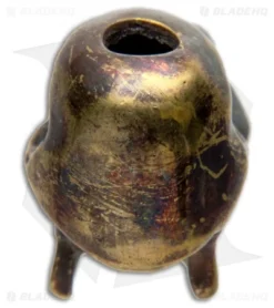 Andre De Villiers AdV Large Skull Bead - Brass 6 Andre De Villiers AdV Large Skull Bead - Brass -Benchmade Shop Andre de Villiers Skull Bead Brass BHQ 50185 jr top