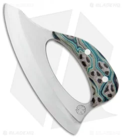 Andreas Kalani Custom Skinner Pro Canvas Micarta Blue/Grey (Satin 80CRV2)