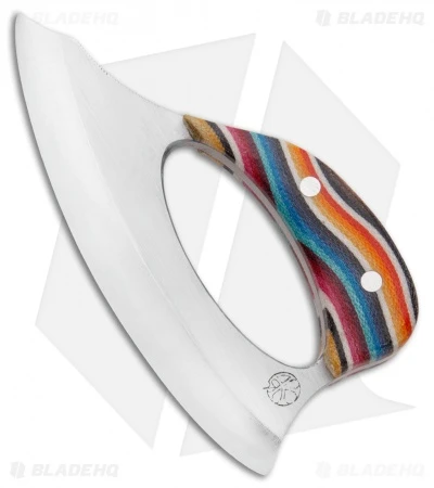 Andreas Kalani Custom Skinner Pro Canvas Micarta Multi Color (Satin 80CRV2) 1 Andreas Kalani Custom Skinner Pro Canvas Micarta Multi Color (Satin 80CRV2)