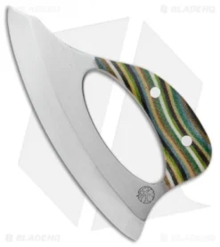 Andreas Kalani Custom Skinner Pro Canvas Micarta Yellow/Green (Satin 80CRV2)