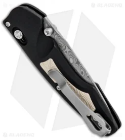 Benchmade Gold Class Emissary Spring Assisted Axis Knife (3" Damasteel) 470-131 6 Benchmade Gold Class Emissary Spring Assisted Axis Knife (3" Damasteel) 470-131 -Benchmade Shop Benchmade Gold Class Emissary SA Axis Damasteel 470 131 BHQ 15144 jr side