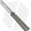 Biegler Bladeworks Custom Balisong Archon 9 Holes Titanium W/ Latch (4.3" Satin)