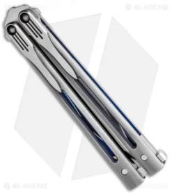 Biegler Bladeworks Custom Rockstyle Cylon Handles Special Edition (4.5" Satin) -Benchmade Shop Biegler Bladeworks Custom DP Cylon Handles Special Edition Satin BHQ 117928 jr side