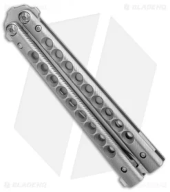 Biegler Bladeworks Custom Rockstyle Dagger Balisong Knife Ti (4.5" Satin) -Benchmade Shop Biegler Bladeworks Double Edge Bali BHQ 86193 er spine