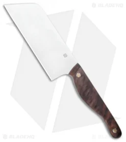 Blue Collar Blades Custom Kitchen Cleaver Walnut/Mosaic Pins (5.25" Satin)