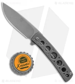Brad Zinker Mini FR Frame Lock Flipper Knife Titanium (2.3" SW/BB) -Benchmade Shop Brad Zinker Mini FR Ti SW BB BHQ 85988 er bottlecap