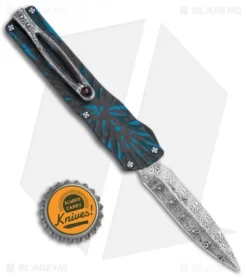 Brian Tighe Custom Small Twist Tighe Dagger OTF Blue Fat CF (2.75" Damasteel) -Benchmade Shop Brian Tighe Custom Small Twist Tighe Dagger OTF Blue Fat Carbon Damasteel BHQ 115792 jr bottlecap