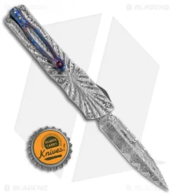 Brian Tighe Custom Small Twist Tighe Dagger OTF Damascus (2.75" Damasteel) 9 Brian Tighe Custom Small Twist Tighe Dagger OTF Damascus (2.75" Damasteel) -Benchmade Shop Brian Tighe Custom Small Twist Tighe Dagger OTF Damasteel BHQ 115797 jr bottlecap