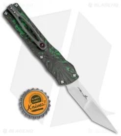 Brian Tighe Custom Small Twist Tighe Tanto OTF Green Fat CF (2.75" Satin) -Benchmade Shop Brian Tighe Custom Small Twist Tighe Tanto OTF Green Fat Carbon Hand Satin BHQ 115790 jr bottlecap