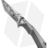Brian Tighe Custom Tighe Tac Tanto Knife Zirconium (4" Damasteel)