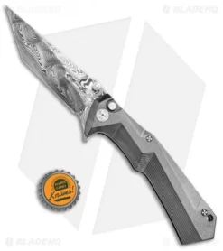 Brian Tighe Custom Tighe Tac Tanto Knife Zirconium (4" Damasteel) -Benchmade Shop Brian Tighe Custom Tighe Tac Tanto Zirconium Damasteel BHQ 71558 jr bottlecap