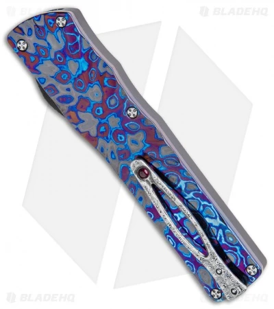 Brian Tighe Custom Twist Tighe Dagger OTF Black/Timascus (3.75" Damacore) 2 4 Brian Tighe Custom Twist Tighe Dagger OTF Black/Timascus (3.75" Damacore) 2 - Image 4