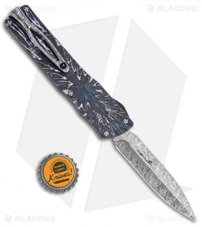 Brian Tighe Custom Twist Tighe Dagger OTF Fat Carbon Fiber (3.75" Damasteel) 5 Brian Tighe Custom Twist Tighe Dagger OTF Fat Carbon Fiber (3.75" Damasteel) - Image 5