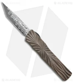 Front Page 20 Brian Tighe Custom Twist Tighe Tanto D/A OTF Automatic Knife (3.6" Damacore)