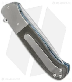 Burger Knives Custom Atlas Liner Lock Knife Black Micarta/Ti (3.125" Hand Satin) 6 Burger Knives Custom Atlas Liner Lock Knife Black Micarta/Ti (3.125" Hand Satin) -Benchmade Shop Burger Knives Custom Atlas black micatra ti hand satin BHQ 68601 er side