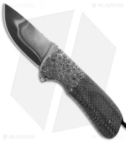 Burr Oak Knives Coffin Nail 3.0 Flipper Knife Zombie Mosaic/LSCF (3.6" San Mai)