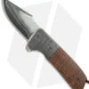Burr Oak Knives Rule 9 Harpoon Flipper Knife Oak/Damascus (3.75" San Mai)