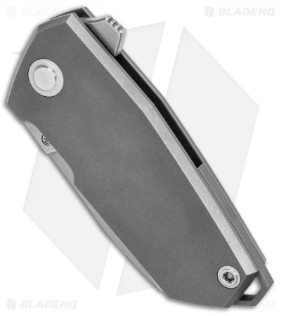 Cheburkov Knives Bulldog Frame Lock Knife Titanium (2.375" Bead Blast) 2 Cheburkov Knives Bulldog Frame Lock Knife Titanium (2.375" Bead Blast) - Image 2