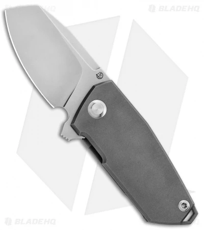 Cheburkov Knives Bulldog Frame Lock Knife Titanium (2.375" Bead Blast) 1 Cheburkov Knives Bulldog Frame Lock Knife Titanium (2.375" Bead Blast)
