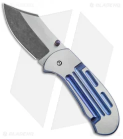 Chuck Gedraitis Small Puffin Frame Lock Knife Ti (2.4" Two-Tone)