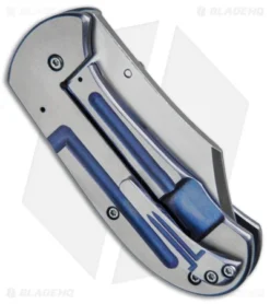 Chuck Gedraitis Small Puffin Frame Lock Knife Ti (2.4" Two-Tone) -Benchmade Shop Chuck Gedaitis Small Puffin Ti TT BHQ 67687 jr side 2