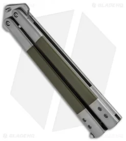 Chuck Gedraitis Custom Balisong #160 Butterfly Knife Ti/G-10 (4.25" Two-Tone) 5 Chuck Gedraitis Custom Balisong #160 Butterfly Knife Ti/G-10 (4.25" Two-Tone) -Benchmade Shop Chuck Gedraitis Balison 160 Butterfly Ti G 10 TT BHQ 51924 jr side