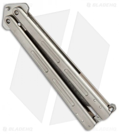 Chuck Gedraitis Knives Balisong #164 Titanium Butterfly Knife (4.25" BB SW) 2 Chuck Gedraitis Knives Balisong #164 Titanium Butterfly Knife (4.25" BB SW) - Image 2
