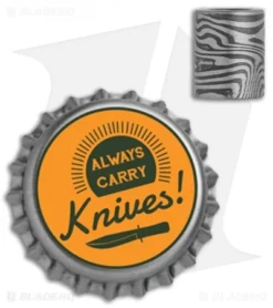 Chuck Gedraitis Custom Lanyard Bead - 304/316 Stainless Damascus 5 Chuck Gedraitis Custom Lanyard Bead - 304/316 Stainless Damascus -Benchmade Shop Chuck Gedraitis Custom Lanyard Bead Stainless Damascus BHQ 133968 jr bottlecap