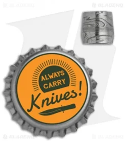 Chuck Gedraitis Custom Lume Lanyard Bead - 304/316 Stainless Damascus 7 Chuck Gedraitis Custom Lume Lanyard Bead - 304/316 Stainless Damascus -Benchmade Shop Chuck Gedraitis Custom Lume Lanyard Bead Damascus BHQ 133969 jr bottlecap