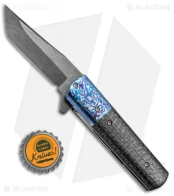 Chuck Gedraitis Small Yakuza Frame Lock Knife Silver LSCF/Timascus (3" Damascus) 7 Chuck Gedraitis Small Yakuza Frame Lock Knife Silver LSCF/Timascus (3" Damascus) -Benchmade Shop Chuck Gedraitis Small Yakuza Silver LSCF Timascus Damascus BHQ 71709 jr bottlecap