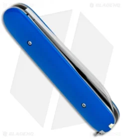 Chuck Gedraitis Swiss Army Switchblade Automatic Knife Blue G-10 (3.25" Satin) 6 Chuck Gedraitis Swiss Army Switchblade Automatic Knife Blue G-10 (3.25" Satin) -Benchmade Shop Chuck Gedraitis Swiss Army Switchblade Auto Blue G 10 Satin BHQ 104790 jr side