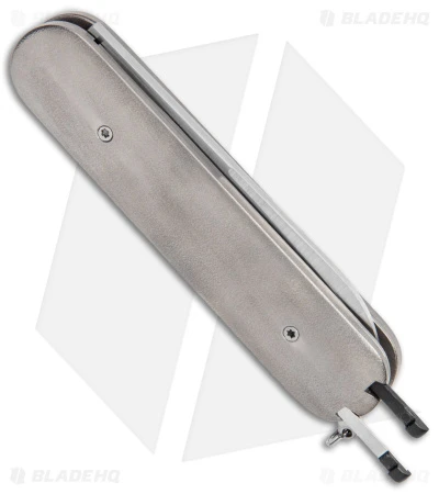 Chuck Gedraitis Swiss Army Switchblade Automatic Knife Titanium (3.25" Satin) 4 Chuck Gedraitis Swiss Army Switchblade Automatic Knife Titanium (3.25" Satin) - Image 4