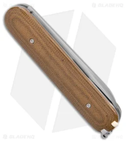 Chuck Gedraitis Switch Army Automatic Knife Green Canvas Micarta (3.4" Satin) 6 Chuck Gedraitis Switch Army Automatic Knife Green Canvas Micarta (3.4" Satin) -Benchmade Shop Chuck Gedraitis Switch Army Switchblade Auto Green Canvas Micarta BHQ 176344 jr side