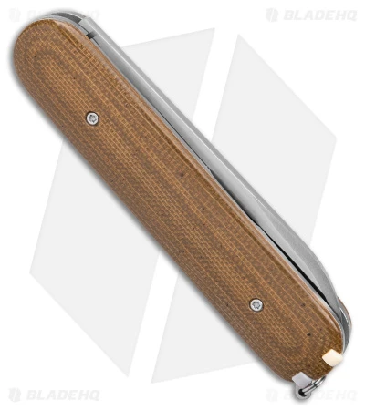 Chuck Gedraitis Switch Army Automatic Knife Green Canvas Micarta (3.4" Satin) 3 Chuck Gedraitis Switch Army Automatic Knife Green Canvas Micarta (3.4" Satin) - Image 3