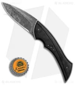 Corrie Schoeman B Ware Flipper Knife Marble Carbon Fiber (2.75" Damascus) -Benchmade Shop Corrie Schoeman B Ware Marble CF Damascus BHQ 86847 er bottlecap
