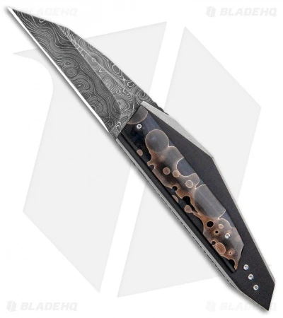 Corrie Schoeman Custom N Able Liner Lock Knife Resin Composite (3.25" Damascus) 1 Corrie Schoeman Custom N Able Liner Lock Knife Resin Composite (3.25" Damascus)